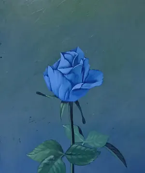 杉浦ミカ 油絵 油彩 絵画 薔薇 バラの絵 花の絵 - メルカリ