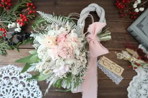 2026年ꕤ︎︎しめ縄飾り リースꕤ︎︎ドライフラワー スワッグ 2way