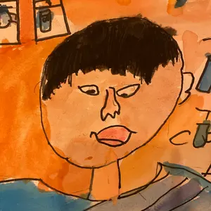 金田花季 原画 「どうしても鳥に好かれちゃうねこ」 - メルカリ