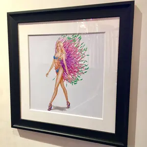 ポンテヴェキオ】ホワイトゴールド＆ブラックダイヤ パンダリング 9号