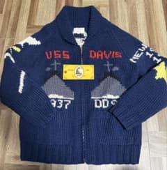 ライトニング30周年別注 カウチンニット USN ミリタリー Mサイズ ライトニング30周年別注 カウチンニット USN ミリタリー Mサイズ