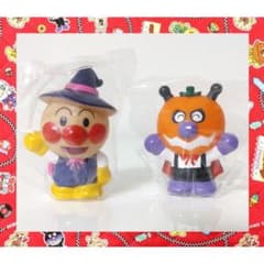 アンパンマン＆バイキンマン 指人形 ハロウィン ソフビ 仮装 飾り おもちゃ