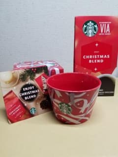 ☆スターバックス ホリデーミニカップレッド&VIAクリスマスブレンドセット！のサムネイル