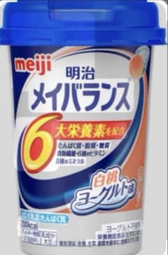 タイムセール価格　メイバランス 白桃ヨーグルト　24本のサムネイル