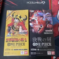 ONE PIECEカードゲーム 世界最強の戦士 決戦の刻 2種Boxセット - メルカリ