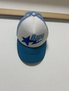 Bape トラッカーキャップ ホワイト/ブルーのサムネイル
