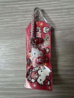 未使用品 川崎大師限定 ご当地キティ 根付 だるま ハローキティ