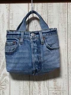 リメイクデニム　トートバックのサムネイル