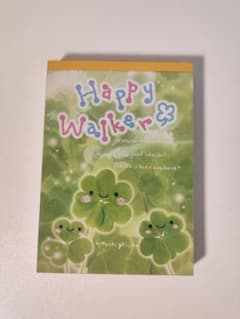 サンエックス　Happy Walker メモ帳　かわいいメモ帳　平成レトロ サンエックス Happy Walker メモ帳 かわいいメモ帳 平成レトロ - メルカリ
