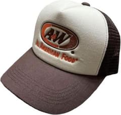 A&W オールアメリカンフード メッシュキャップ ブラウンのサムネイル