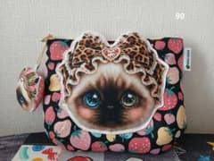 ハンドメイド♡ダーツポーチ20♡パネル猫♡コヤンイサムチョン