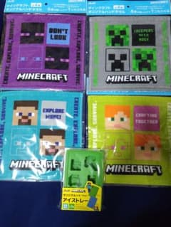 マインクラフト オリジナルハンドタオル＆アイストレー （5点セット）のサムネイル