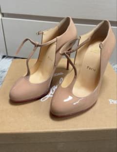 Christian Louboutin ベージュ ハイヒールのサムネイル