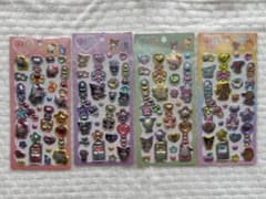 サンリオ ぷくキラ チャームシール 4種セットのサムネイル