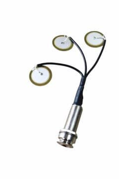 Pickup Attachable to Stringed Instruments Piezo Triple PU