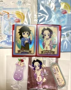 鬼滅の刃　クリームソーダパーラー　アクスタ　ランダムメニュー風カードBのサムネイル