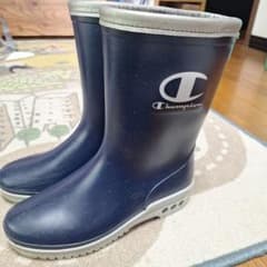 Champion ネイビー 長靴 今月いっぱい価格！のサムネイル