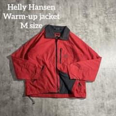 90's Helly Hansenウォームアップジャケット短丈M赤ジップ破損 - メルカリ