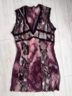 ノースリーブ チュニック シアー グランジ Y2K itimiのサムネイル