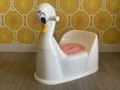 【希少】当時物　コンビ　オマル　スワンスーパー型　ピンク 美品！ m10018806903_1.jpg?1761746845