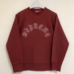 2000AW Supreme Old English Crew Neck レンガ 2000AW Supreme Old English Crew Neck レンガ - メルカリ