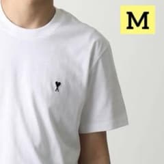 新品✨AMI PARIS アミパリス 黒ハートロゴ 半袖Tシャツ コットン M