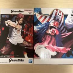 ①ワンピースGrandista バギー　シャンクスフィギュア2種セットのサムネイル