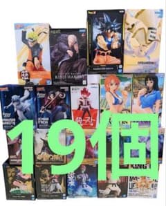 19個 フィギュア まとめ売り ナルト 呪術廻戦 ドラゴンボール