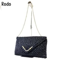 超激レアvintage】Rodo WAKO別注 編み込みショルダーバッグ 黒 - メルカリ