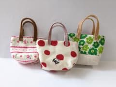 【新品】ミニミニトートバッグ3つセットのサムネイル