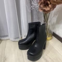 厚底ブーツ【black】のサムネイル