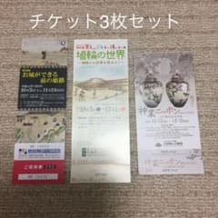 博物館チケット3枚セットのサムネイル