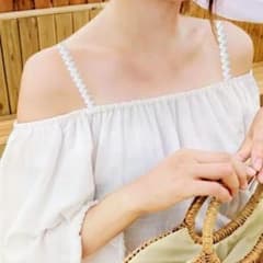 ブラストラップ レースデザイン 2色セット 黒 白