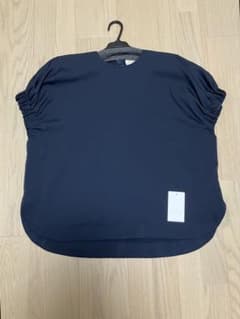 試着のみUNITED ARROWS ギャザースリーブ ブラウス ネイビー - メルカリ