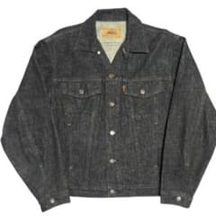 ユーロLevi's 70651-0259 先染めブラック デニムジャケット L - メルカリ