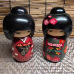 ミ*ル様 創作こけし 2体セット 卯三郎系 伝統工芸 宮下はじめ作 - メルカリ