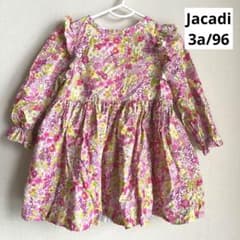 美品 jacadi リバティ ワンピース 96 コーデュロイ - メルカリ