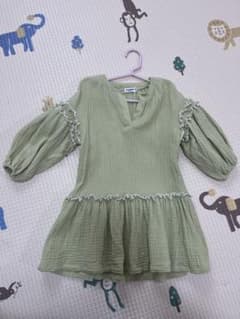 sea and shells グリーン ワンピース 90のサムネイル