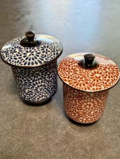 蓋付き湯飲み 陶器 2個セットのサムネイル