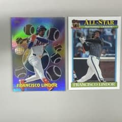 Francisco Lindor Topps MLBカード 2枚セットのサムネイル