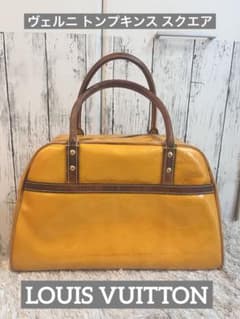 LOUIS VUITTON ヴェルニ トンプキンス スクエア バッグ エナメル
