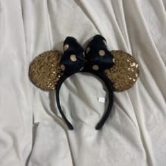 ディズニー ミニー カチューシャ ゴールド スパンコールのサムネイル