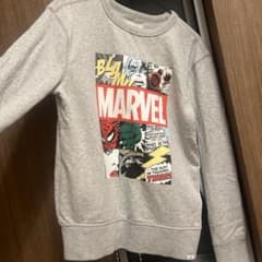 GAP KIDS MARVEL コミック柄 トレーナー グレーのサムネイル