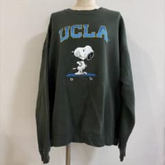 UCLA 스누피 트레이너 다크 그린 vintage PEANUTS