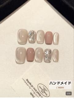ハンドメイド ネイルチップ ショートスクエア　xsのサムネイル