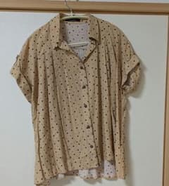 PAGEBOY ドット柄 半袖ブラウスのサムネイル