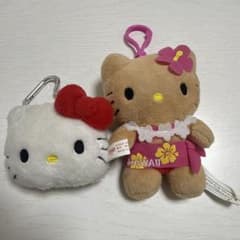 ハローキティ ぬいぐるみ マスコット 2点セットのサムネイル