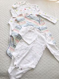 《baby gap》ロンパース 3枚セット/80cm/未使用近いのサムネイル