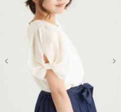 肩あきリボン袖プルオーバーのサムネイル