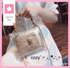 2way ショルダーバッグ 斜めがけ  クリアバッグ✨インスタ映え ✨浴衣にものサムネイル
